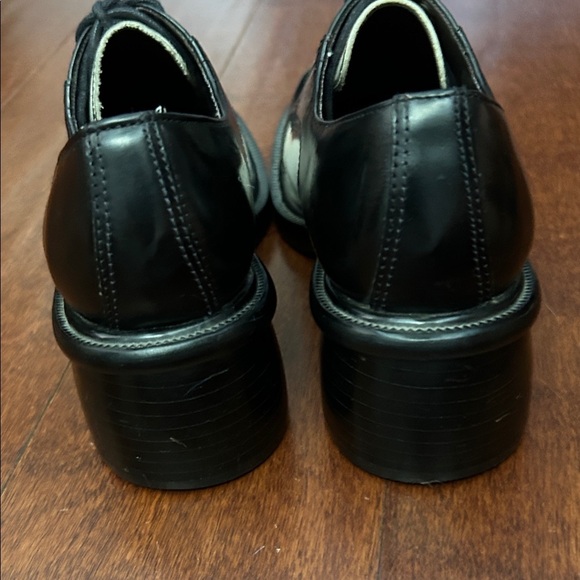 Vintage Wednesday Addams, 90s American Eagle Black and White Oxfords, Size 5.5 - Picture 12 of 16